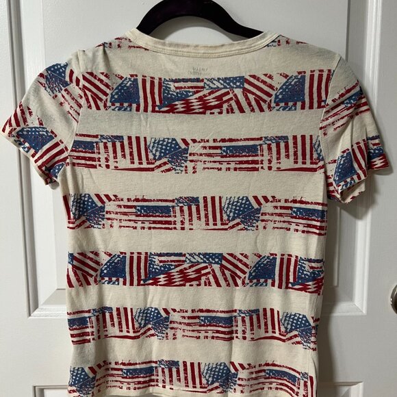Urban Outfitters U.S. flag baby T-shirt (size small) - Picture 2 of 5